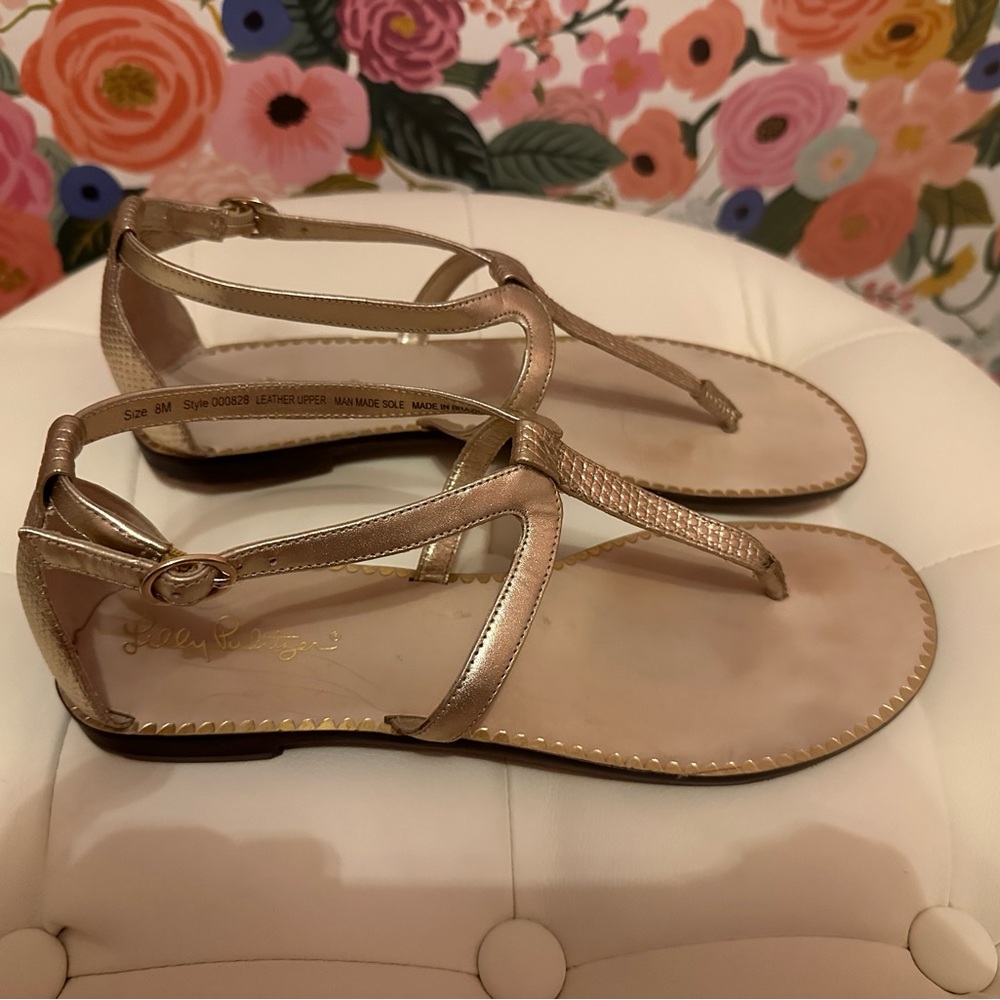 Lilly Pulitzer Heather Sandals